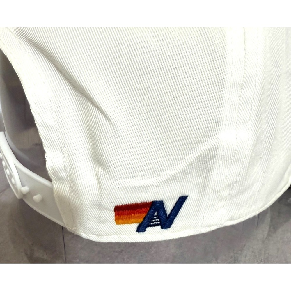 Aviator Nation Black & White LOGO RAINBOW VINTAGE LOW RISE TWILL TRUCKER HAT NWT - Picture 7 of 9